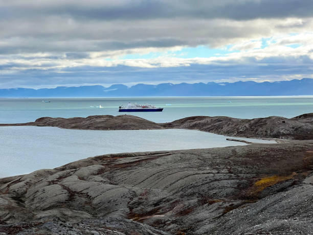 istock close up view of Svalbard's harsh terrain 1453456595