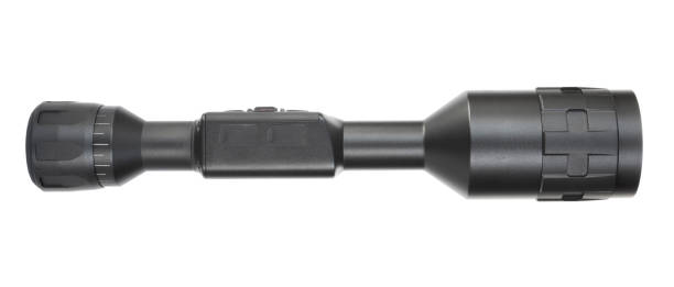 istock Side view of a rifle scope with night vision 1453457629