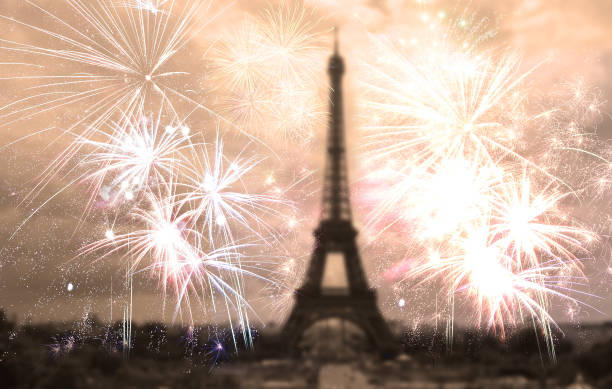 istock fireworks over the Eiffel tower New Year in Paris 1453477837