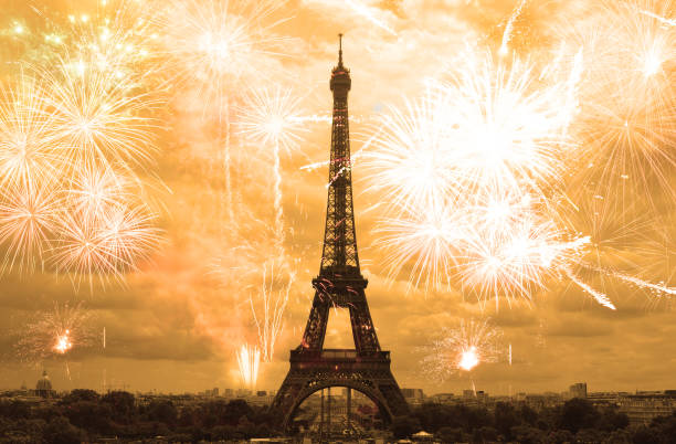 istock fireworks over the Eiffel tower New Year in Paris 1453477848