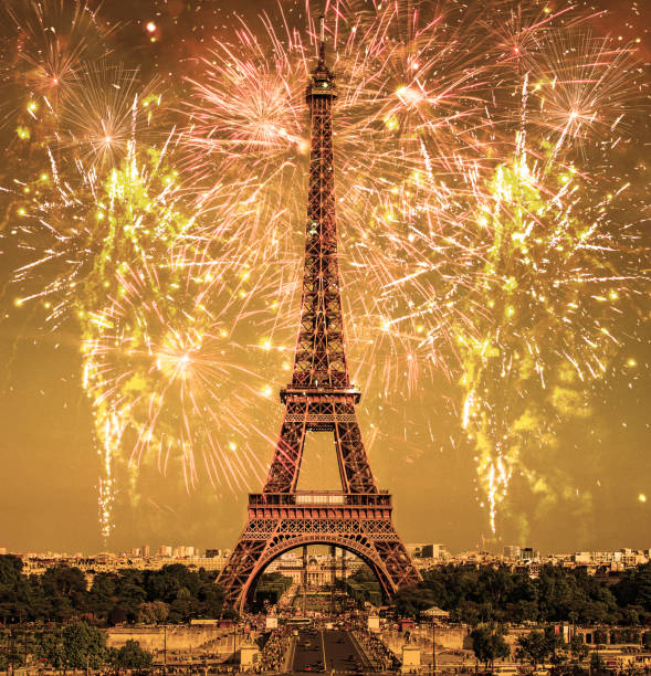 istock fireworks over the Eiffel tower New Year in Paris 1453477857