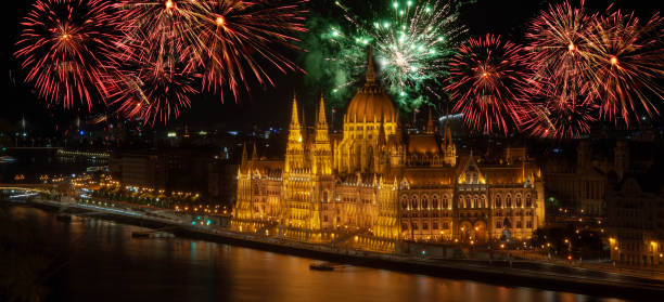 istock fireworks display over parliament New Year celebrations in Budapest 1453477861