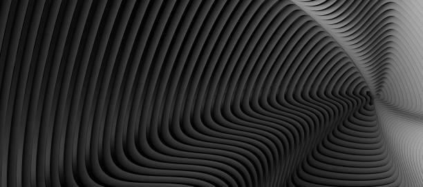 istock Illustration of abstract radial lines with rotating distortion 1453482456