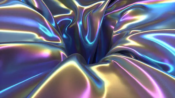 Abstract Holographic Iridescent Wallpaper 4K. Abstract vivid background.