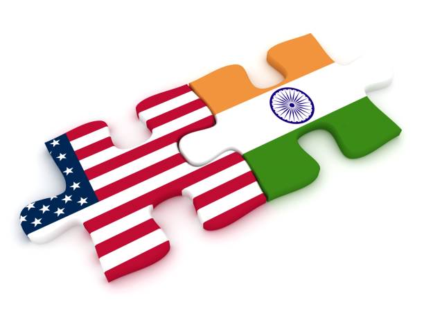 istock India USA flag puzzle 1453489905
