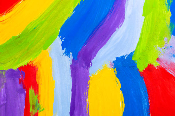 istock Abstract colorful painting brush 1453492596