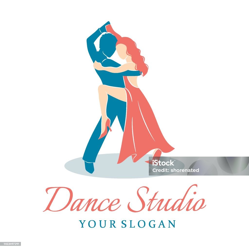 Dance Partner Symbol Dance Studio Symbol Stock Illustration - Download Image Now - Couple ...