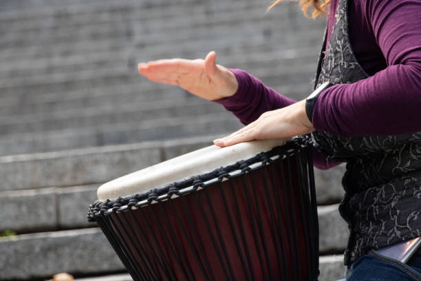 istock drumming close up, musical instrument 1453497547