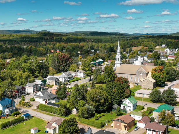 FLYING over cheneville,queber canada