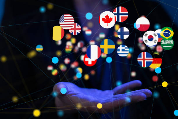 istock 3D rendering of the world's national flags on a blurry background 1453498670