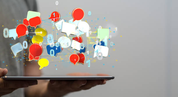 istock 3d rendering of flying email and messaging icons floating above a tablet 1453506311