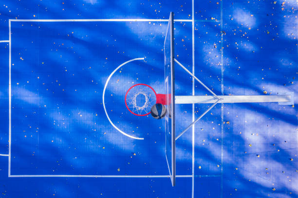 istock Basketball court from above 1453506823