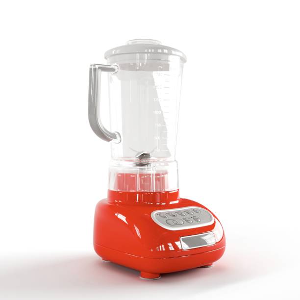 istock 3d illustration of a red blender isolated on a white background 1453514393
