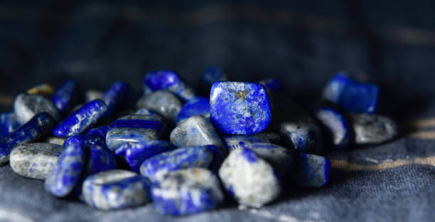 istock Lapis Lazuli Blue stone Beautiful by nature For making 1453526637