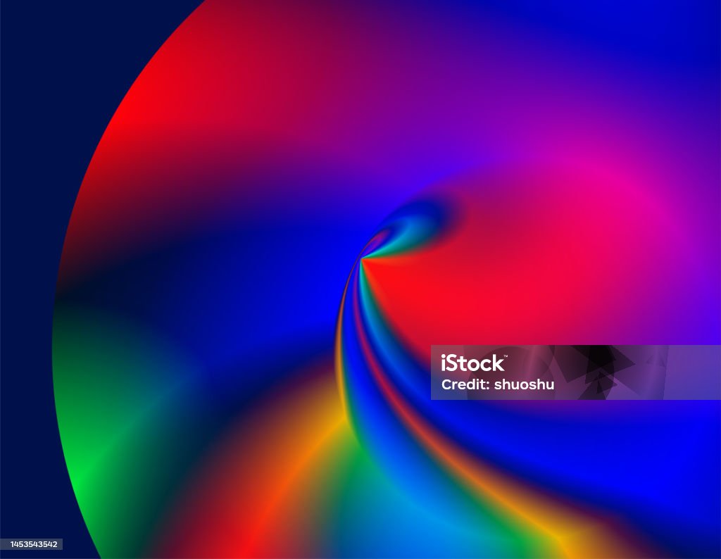Abstract Blend Color Gradient Turning Pattern Background Stock ...