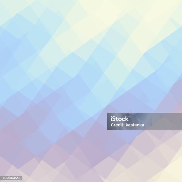 Geometric Abstract Pattern In Low Poly Style Stock Illustration ...