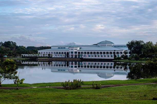 istock Architecture of Sarawak State Library in Kuching, Malaysia 1453579792