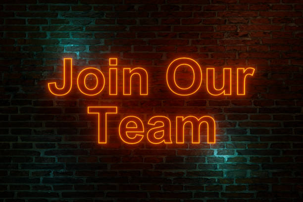 istock Join our team, neon sign. 1453594156