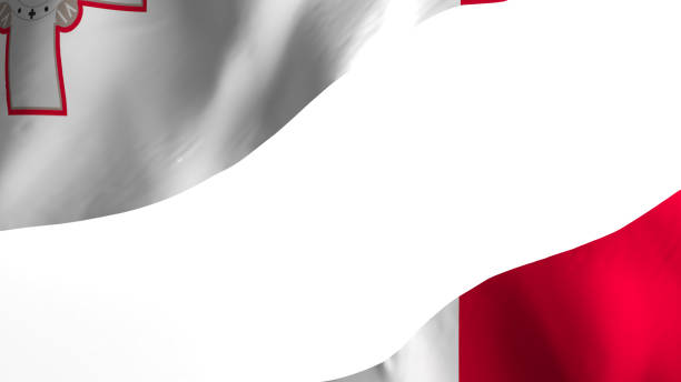 istock national flag background image,wind blowing flags,3d rendering,Flag of Malta 1453596717