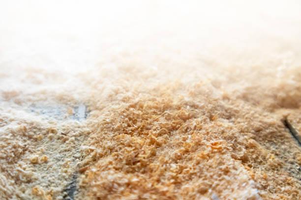 wood chips and sawdust used in woodworking