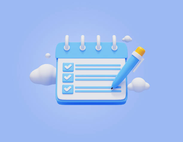 istock To do list Checklist report with pen complete report web icon 3d illustration 1453599571
