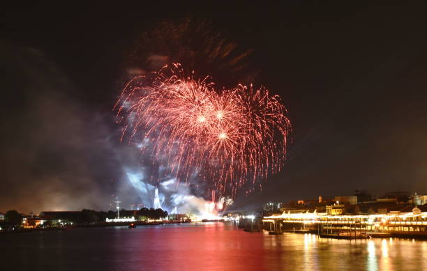 istock firework on new year countdown at temple of dawn 1453600823