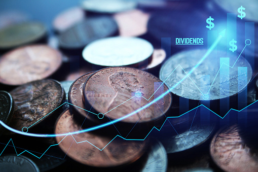 Dividend Income From Stocks Increasing From A Dividend Reinvestment Plan  High Quality