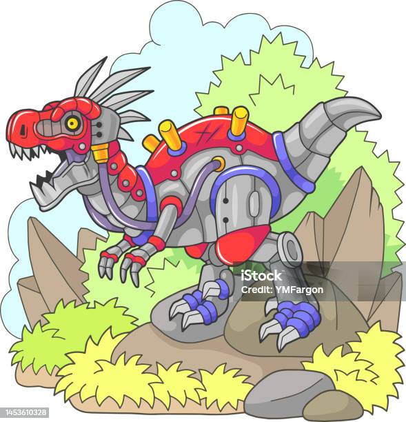 Robot Dinosaur Velociraptor Funny Illustration Stock Illustration - Download Image Now - Animal, Cartoon, Cyborg - iStock Robot Dinosaur Velociraptor Funny Illustration Stock Illustration - Download Image Now - Animal, Cartoon, Cyborg - iStock