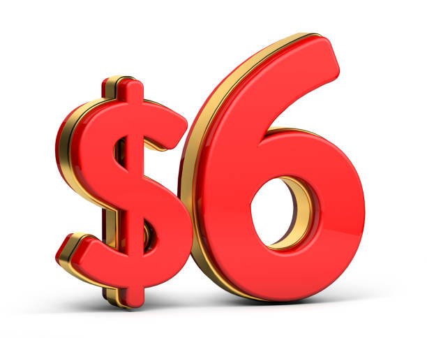 istock 3d golden $5 isolated on background. 3d illustration. 1453610985