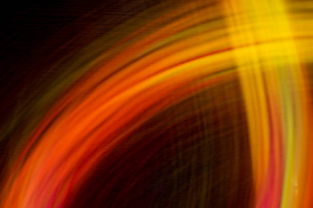 istock Awesome soft glowing light flares, streaks, swirls, trails. Illumination vibrant sparkles. 1453614051