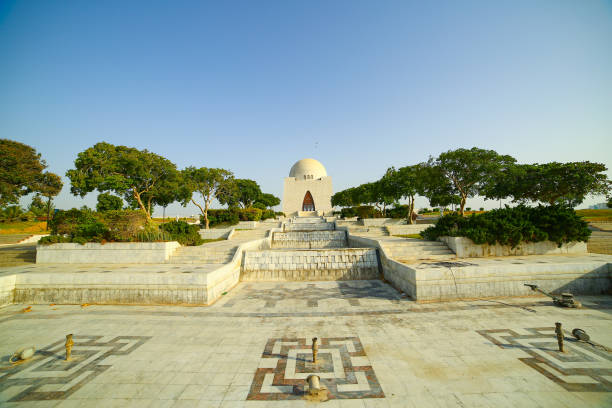 мавзолей мухаммеда али джинны - mazar стоковые фото и изображения