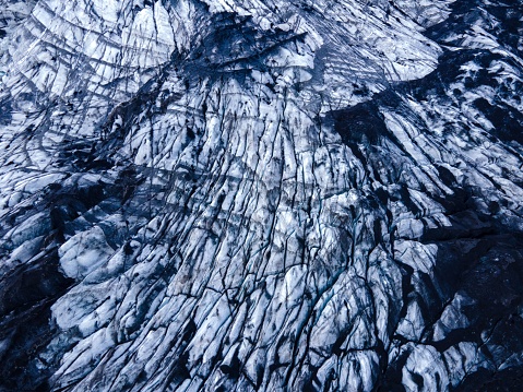 A scenic glacier landscape in Iceland