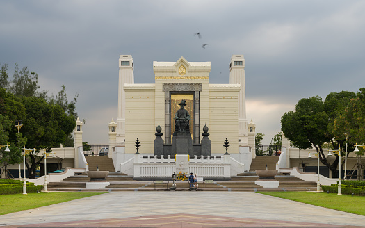 Bangkok, Thailand. December 8, 2022; King Rama I Monument. Bangkok's important tourist destinations