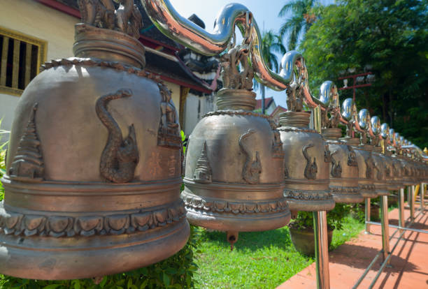 Chiang Mai, Thailand. 9 November 2022. Wat Phra Singh Woramahawihan Buddhist Temple. It is one of the most popular tourist destinations in Chiang Mai City.