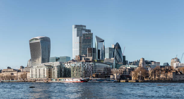 Moderne Skyline der City of London – Foto