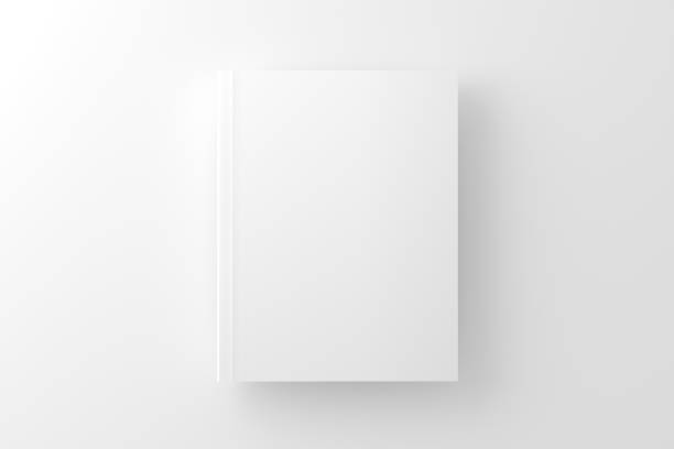 istock US Letter Softcover Book Cover White Blank Mockup 1453644125