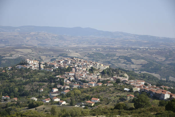istock Panoramic view of Baselice village in Benevento, Italy 1453644152