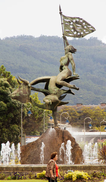Vigo, Spain - August 7, 2011: Samil avenue, Vigo, Pontevedra province, Galicia, Spain. \