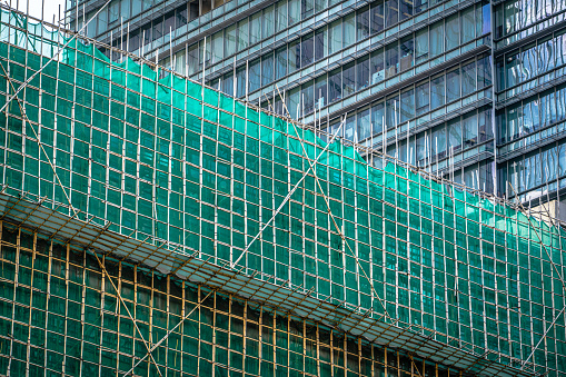 Building Under Construction in Hong Kong