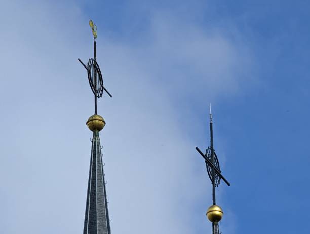 istock Weather vane, wind vane, weathercock 1453659724