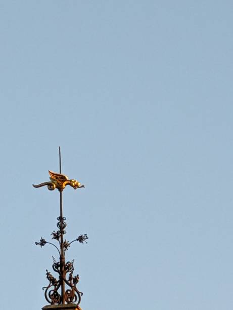 istock Weather vane, wind vane, weathercock 1453660107