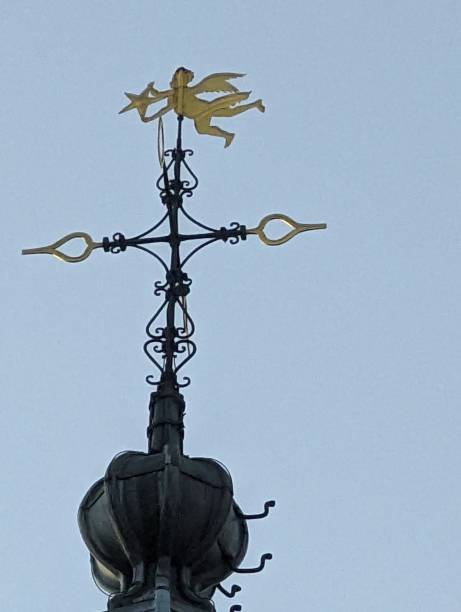 istock Weather vane, wind vane, weathercock 1453660730