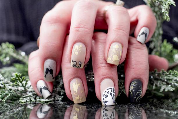 istock New Year’s Eve Nail Art Design 1453660953