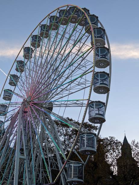 istock Ferris Wheel and Church 1453669995
