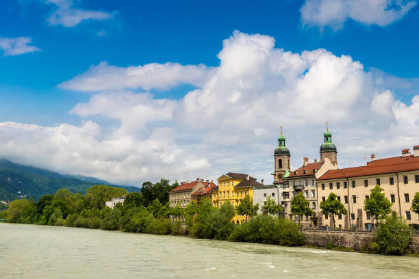 istock Building facade in Innsbruck 1453675035