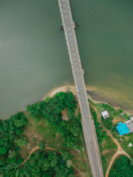 istock aerial view of bridge accros river 1453678565