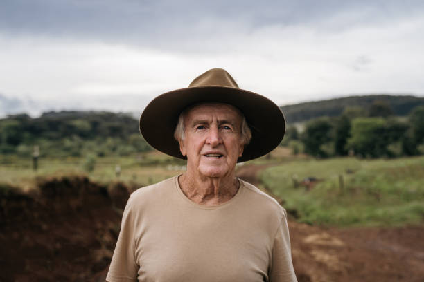 istock Portrait of a senior farmer 1453683184