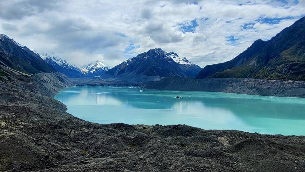 istock Tasman Glacier Lake view 1453687787