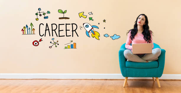istock Career with woman using a laptop 1453690615