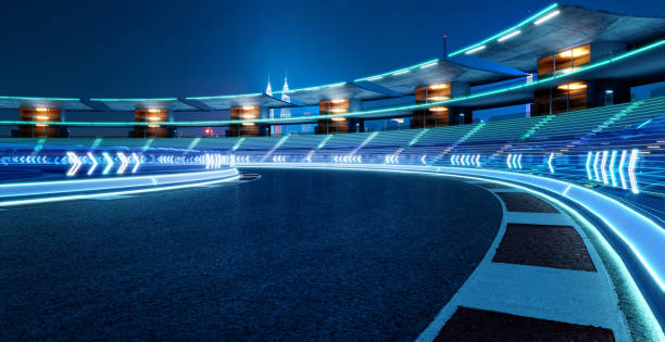 View of the Monte Carlo open-wheel single-seater racing car race track bend. The most famous bend in the world.